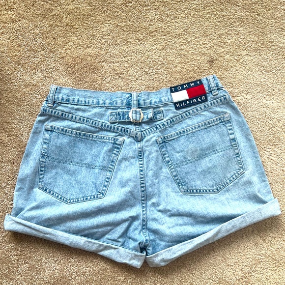 Vintage TOMMY HILFIGER Denim Shorts - Size 13 - Picture 1 of 2